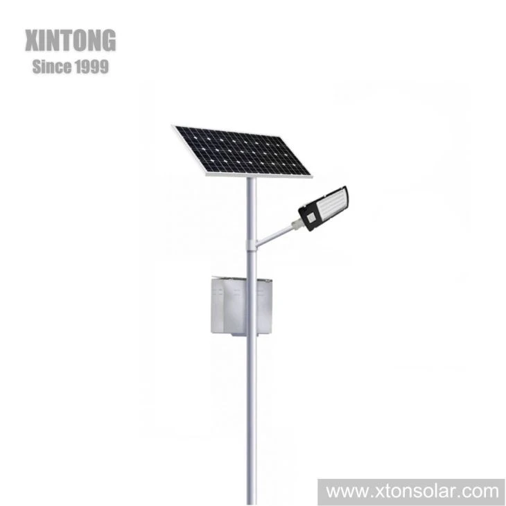 10m Pole Battery Mounted Solar Street Lighting Stand Alone 10m Pole Battery Mounted Solar Street Lighting Stand Alone