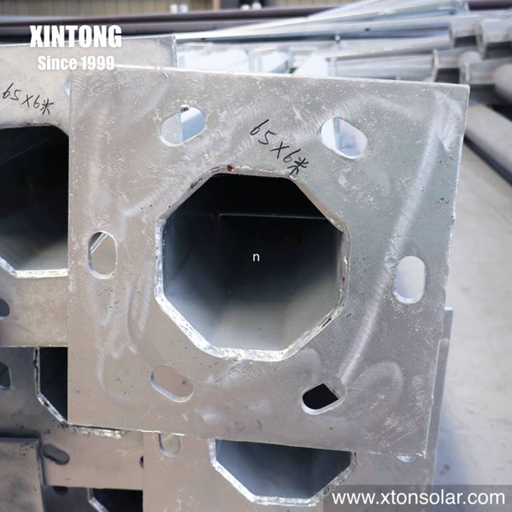 Prices Of Steel Galvanized Pipe Pole And Pole Foundation